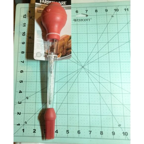 Farberware Professional Baster Silicone Brush Flavor Injector Cleaning Brush - Picture 4 of 7